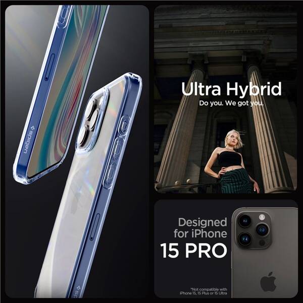 ETUI do IPHONE 15 PRO SPIGEN ULTRA HYBRID