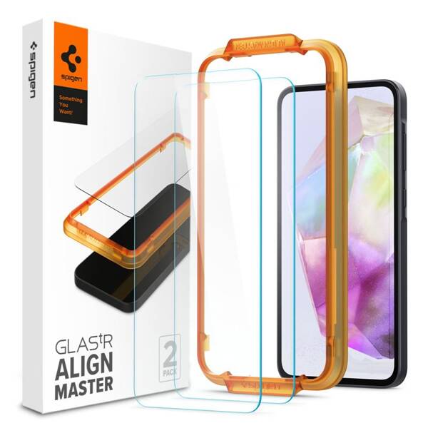 ETUI do SAMSUNG GALAXY A35 SPIGEN GLASS 2 SZT