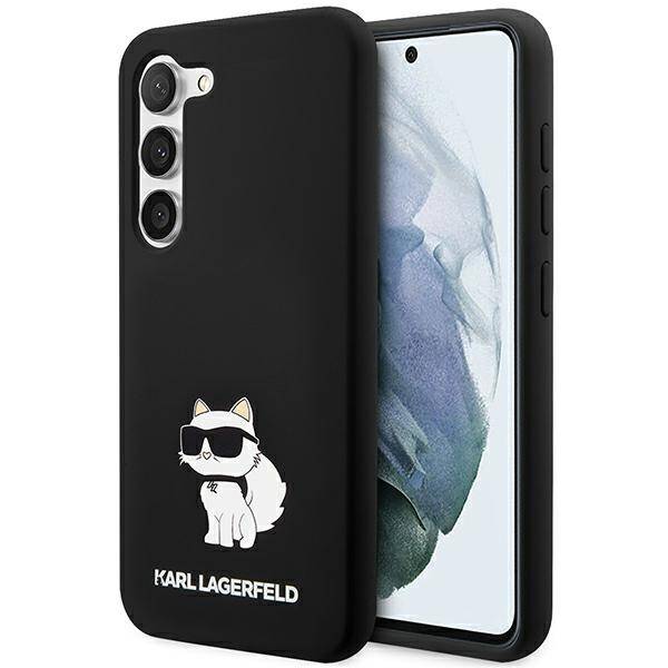 ETUI do SAMSUNG S24 KARL LAGERFELD SILICONE CHOUPETTE CZARNE