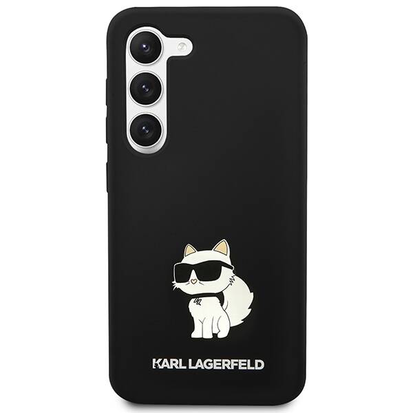 ETUI do SAMSUNG S24 KARL LAGERFELD SILICONE CHOUPETTE CZARNE