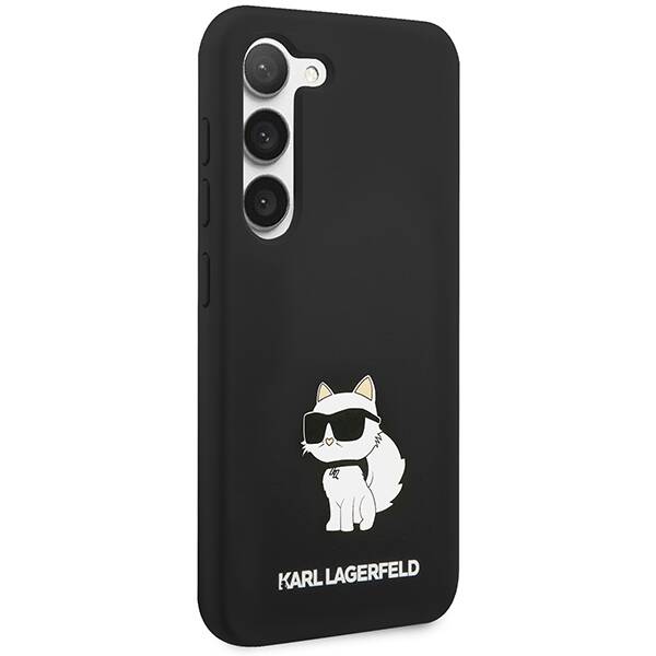 ETUI do SAMSUNG S24 KARL LAGERFELD SILICONE CHOUPETTE CZARNE