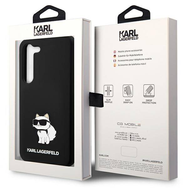 ETUI do SAMSUNG S24 KARL LAGERFELD SILICONE CHOUPETTE CZARNE