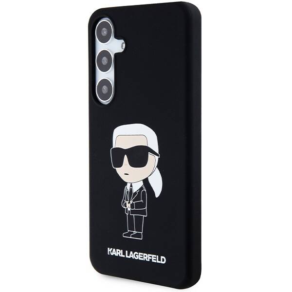 ETUI do SAMSUNG S24+ KARL LAGERFELD SILICONE IKONIK CZARNE