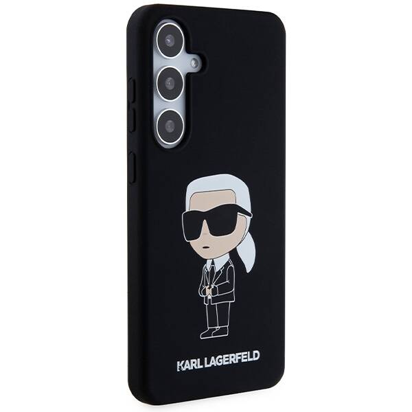 ETUI do SAMSUNG S24+ KARL LAGERFELD SILICONE IKONIK CZARNE