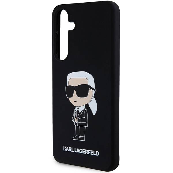 ETUI do SAMSUNG S24+ KARL LAGERFELD SILICONE IKONIK CZARNE