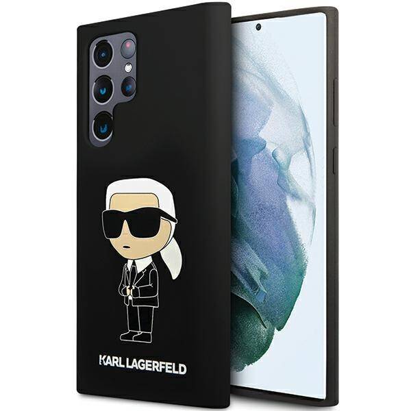 ETUI do SAMSUNG S24 ULTRA KARL LAGERFELD SILICONE IKONIK CZARNE