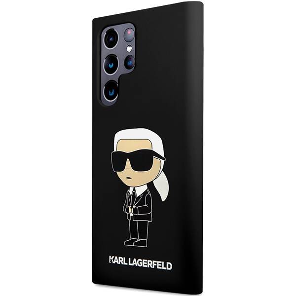 ETUI do SAMSUNG S24 ULTRA KARL LAGERFELD SILICONE IKONIK CZARNE