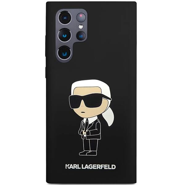 ETUI do SAMSUNG S24 ULTRA KARL LAGERFELD SILICONE IKONIK CZARNE