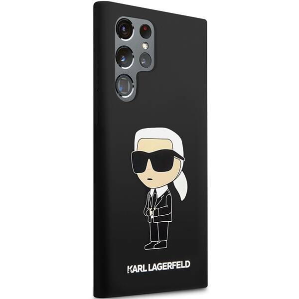 ETUI do SAMSUNG S24 ULTRA KARL LAGERFELD SILICONE IKONIK CZARNE