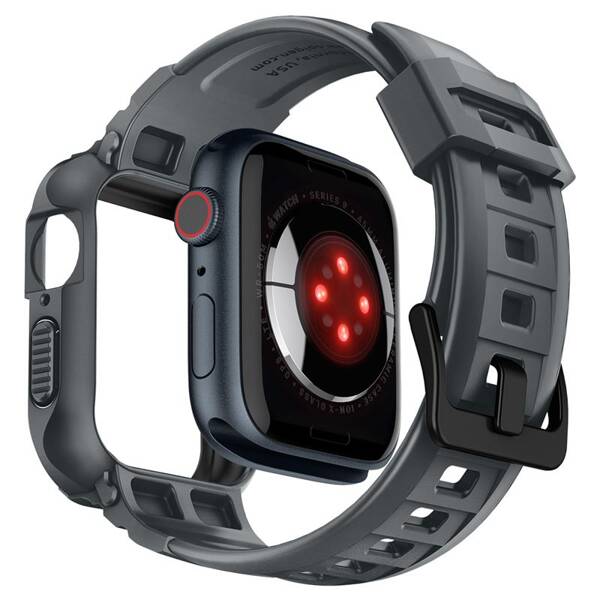 ETUI z PASKIEM do APPLE WATCH 44mm / 45mm SPIGEN RUGGED ARMOR PRO