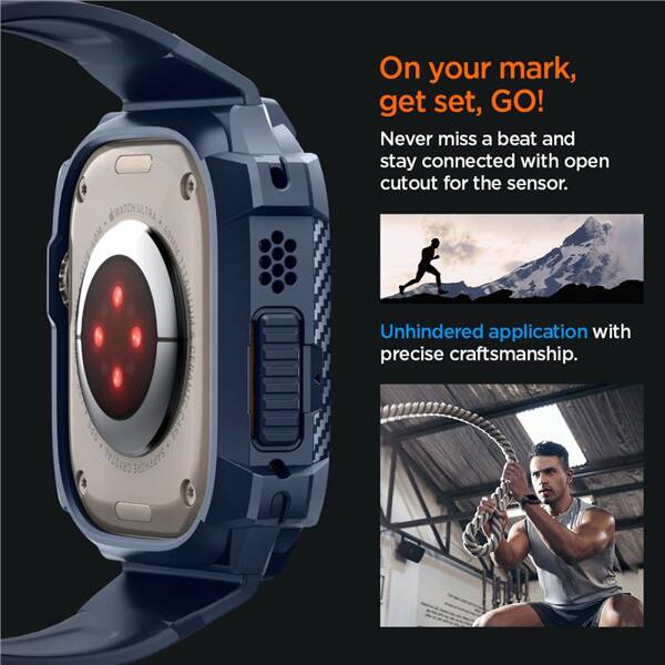 ETUI z PASKIEM do APPLE WATCH ULTRA 49mm SPIGEN RUGGED ARMOR