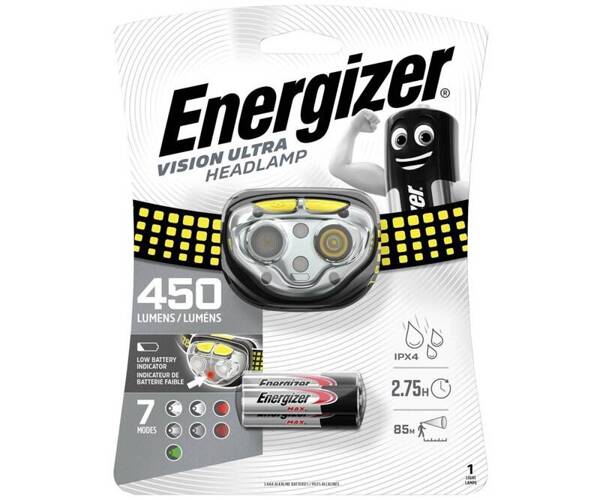 Energized Vision Ultra | Latarka Czołowa - YELLOW