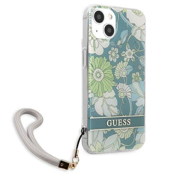 Etui Guess Flower Strap do iPhone 13 / 14 / 15 6.1" 