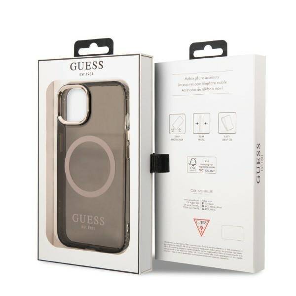 Etui Guess z MagSafe do iPhone 13 / 14 / 15 6.1" 