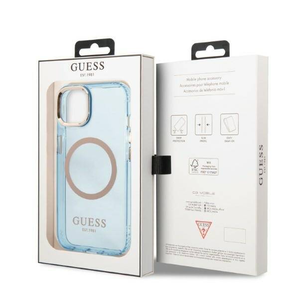 Etui Guess z MagSafe do iPhone 13 / 14 / 15 6.1" 