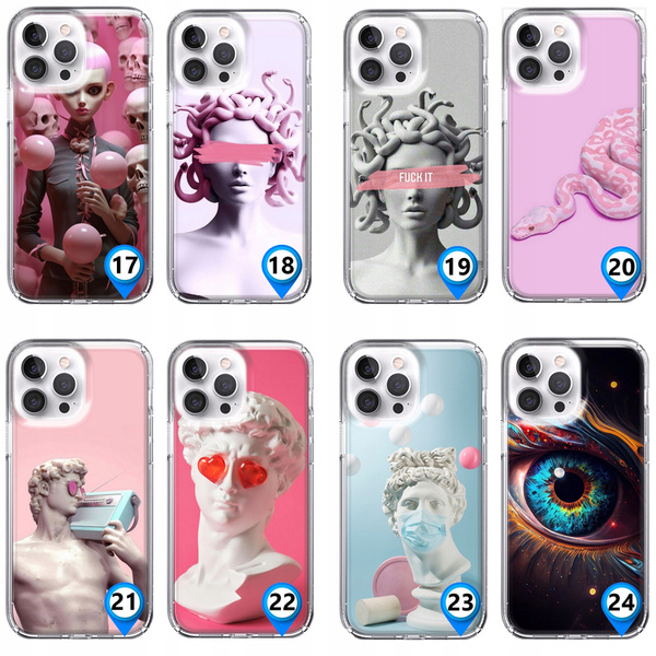 Etui LEO artystyczne różne wzory do iPhone 12 Pro