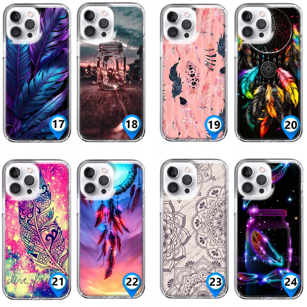 Etui LEO boho różne wzory do iPhone 14 Pro