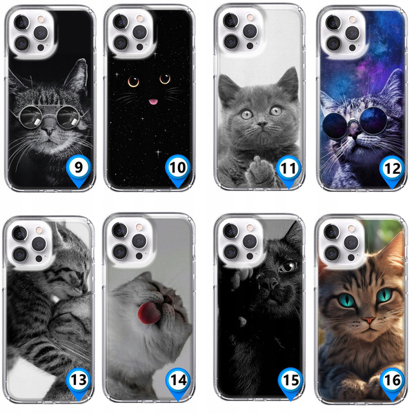 Etui LEO koty różne wzory do iPhone 12 Pro