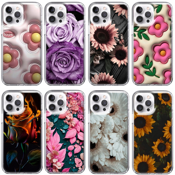 Etui LEO kwiaty różne wzory do iPhone 14 Pro Max