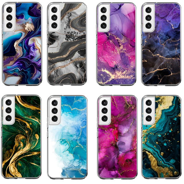 Etui LEO marmur różne wzory do Galaxy S22 Plus