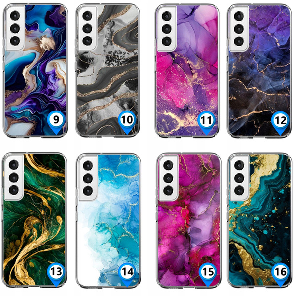 Etui LEO marmur różne wzory do Galaxy S22 Plus