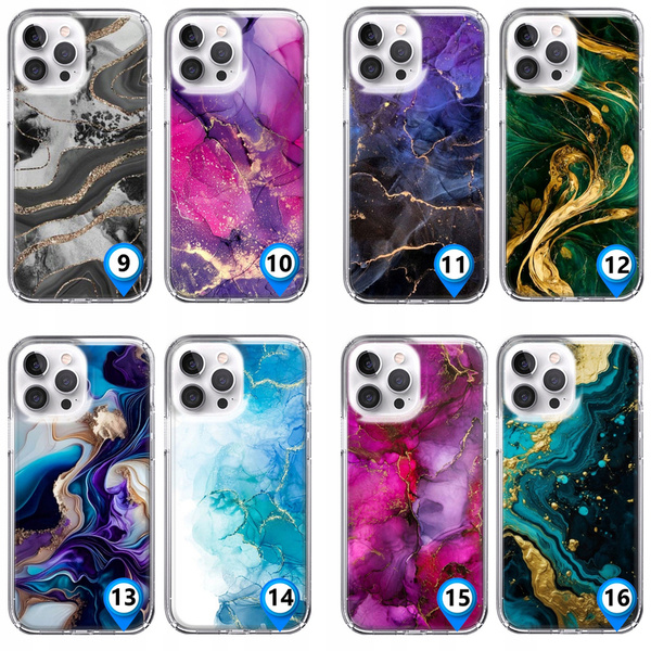 Etui LEO marmur różne wzory do iPhone 14 Pro Max