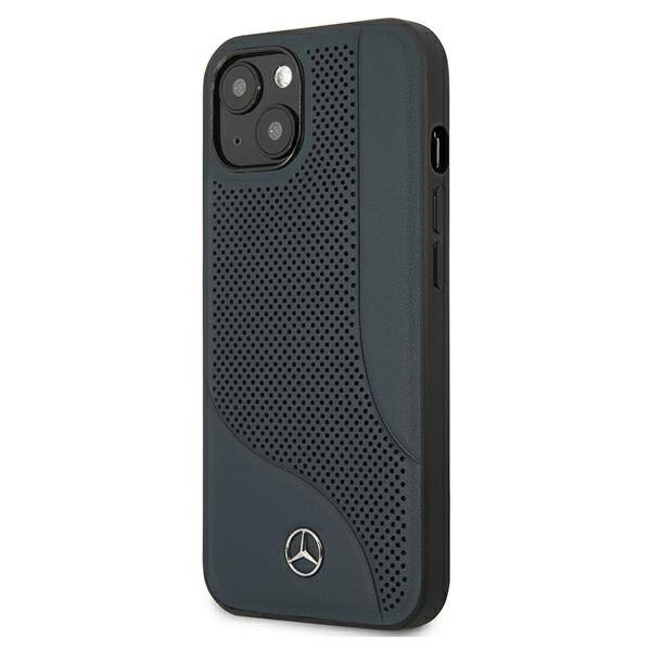 Etui Mercedes Leather Perforated Area do iPhone 13 Mini 