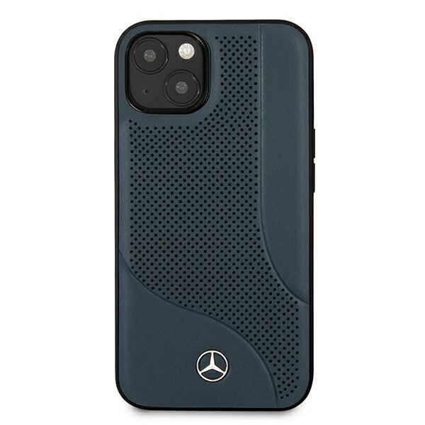 Etui Mercedes Leather Perforated Area do iPhone 13 Mini 