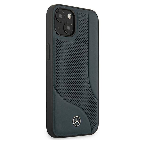 Etui Mercedes Leather Perforated Area do iPhone 13 Mini 