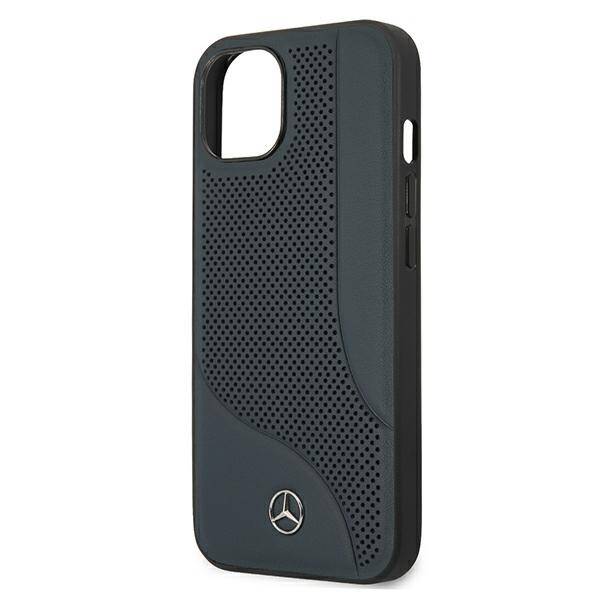 Etui Mercedes Leather Perforated Area do iPhone 13 Mini 