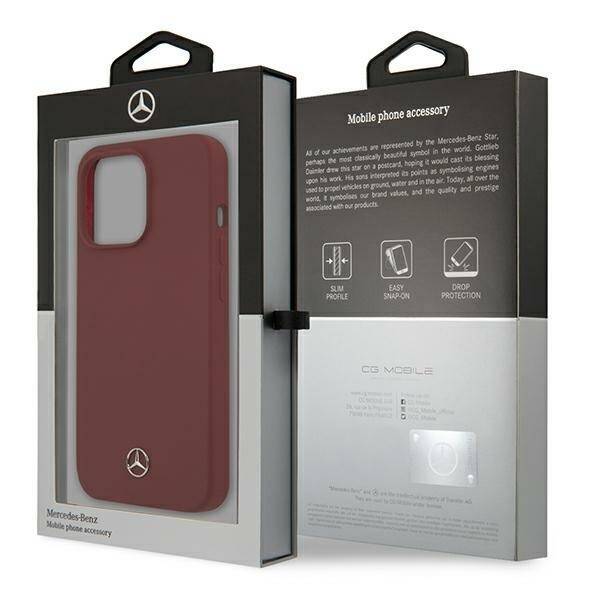 Etui Mercedes Silicone Line do iPhone 13 Pro Max 6,7" 