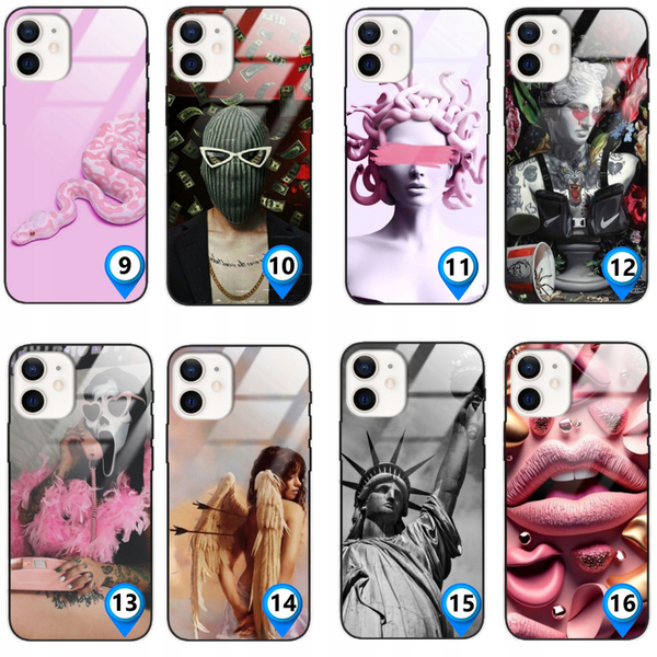 Etui akrylowe LEO artystyczne różne wzory do iPhone 12