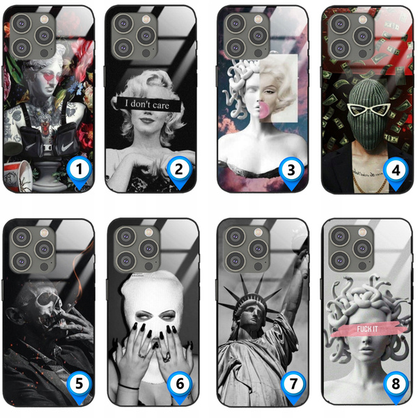 Etui akrylowe LEO artystyczne różne wzory do iPhone 15 Pro Max