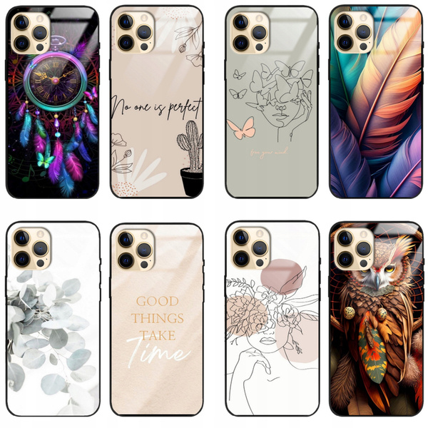 Etui akrylowe LEO boho różne wzory do iPhone 14 Pro