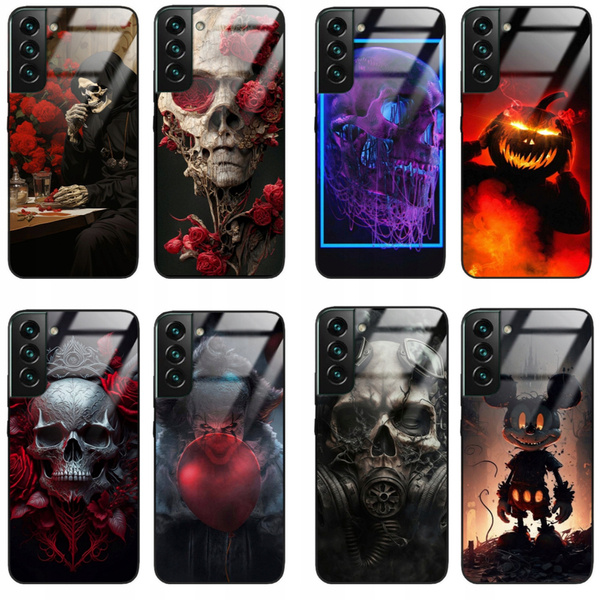 Etui akrylowe LEO horror mroczne różne wzory do Galaxy S22 5G