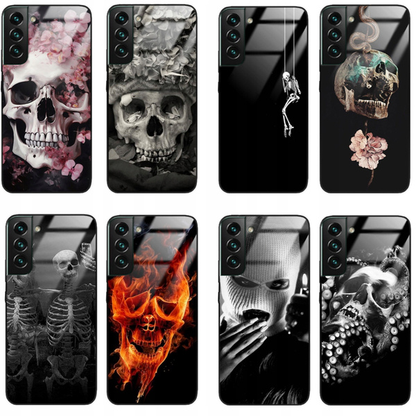 Etui akrylowe LEO horror mroczne różne wzory do Galaxy S22 5G