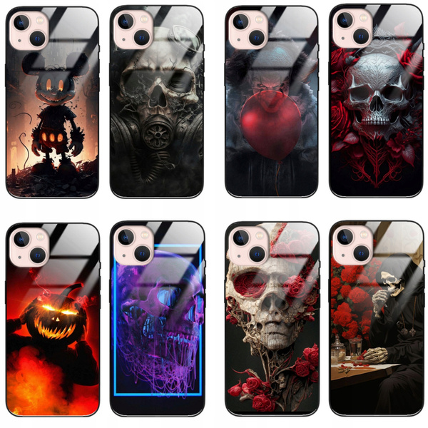 Etui akrylowe LEO horror mroczne różne wzory do iPhone 13