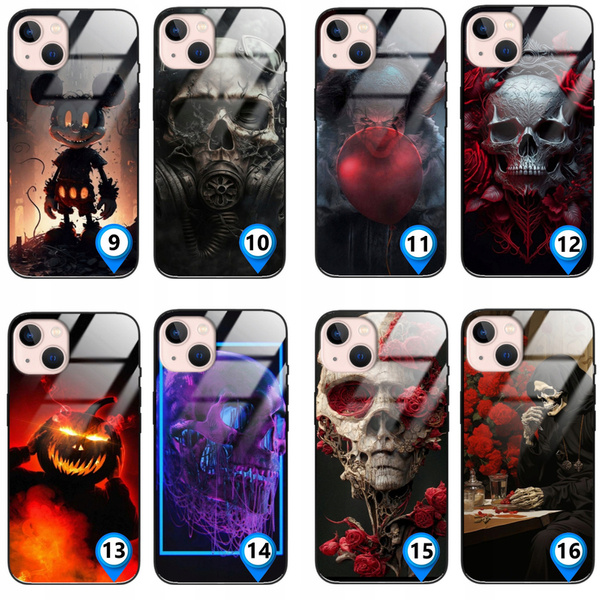 Etui akrylowe LEO horror mroczne różne wzory do iPhone 13