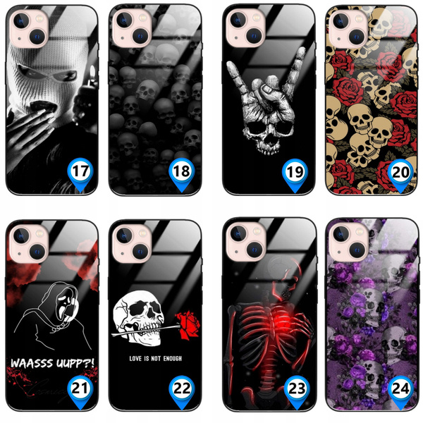 Etui akrylowe LEO horror mroczne różne wzory do iPhone 13