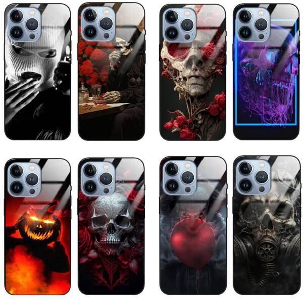 Etui akrylowe LEO horror mroczne różne wzory do iPhone 14 Pro Max