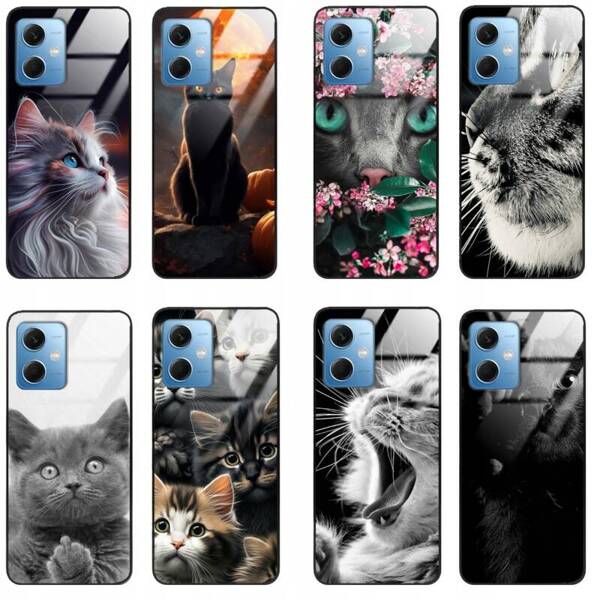 Etui akrylowe LEO koty cats śmieszne różne do Redmi Note 12 5G