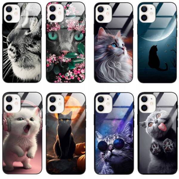 Etui akrylowe LEO koty różne wzory do iPhone 11