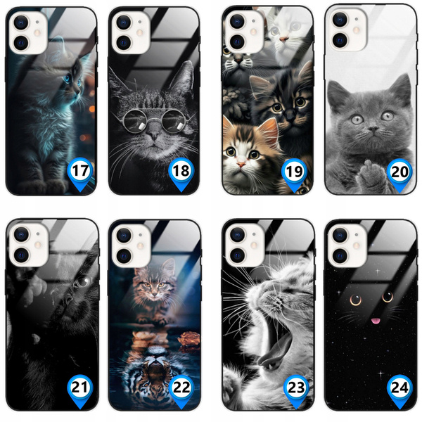 Etui akrylowe LEO koty różne wzory do iPhone 11