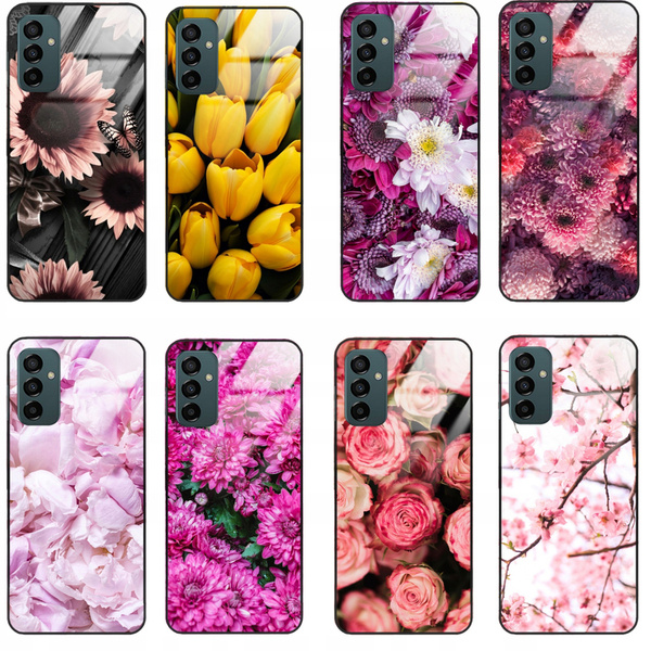 Etui akrylowe LEO kwiaty flowers różne wzory do Galaxy A14 5G