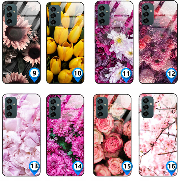 Etui akrylowe LEO kwiaty flowers różne wzory do Galaxy A14 5G