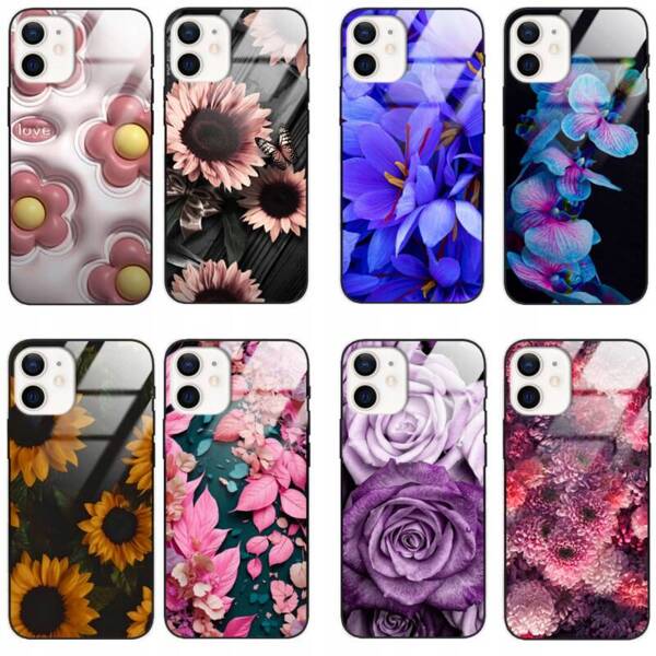Etui akrylowe LEO kwiaty różne wzory do iPhone 11