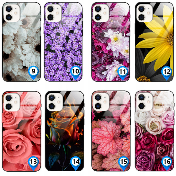 Etui akrylowe LEO kwiaty różne wzory do iPhone 11