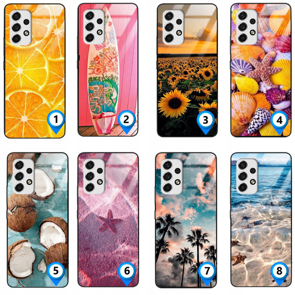 Etui akrylowe LEO lato summer vibe różne wzory do Galaxy A53 5G