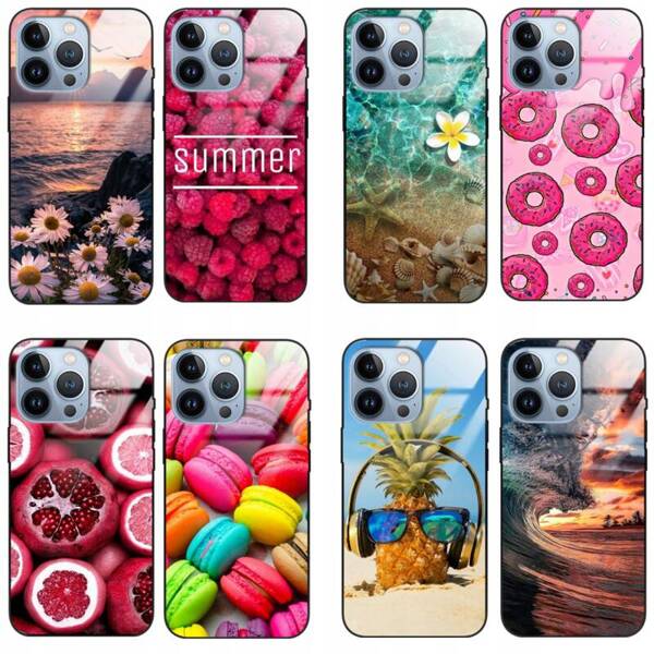 Etui akrylowe LEO lato summer vibe różne wzory do iPhone 12 Pro