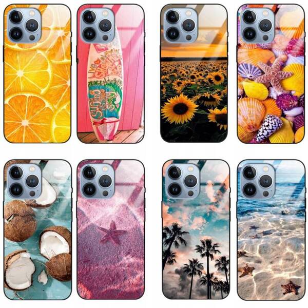 Etui akrylowe LEO lato summer vibe różne wzory do iPhone 13 Pro Max